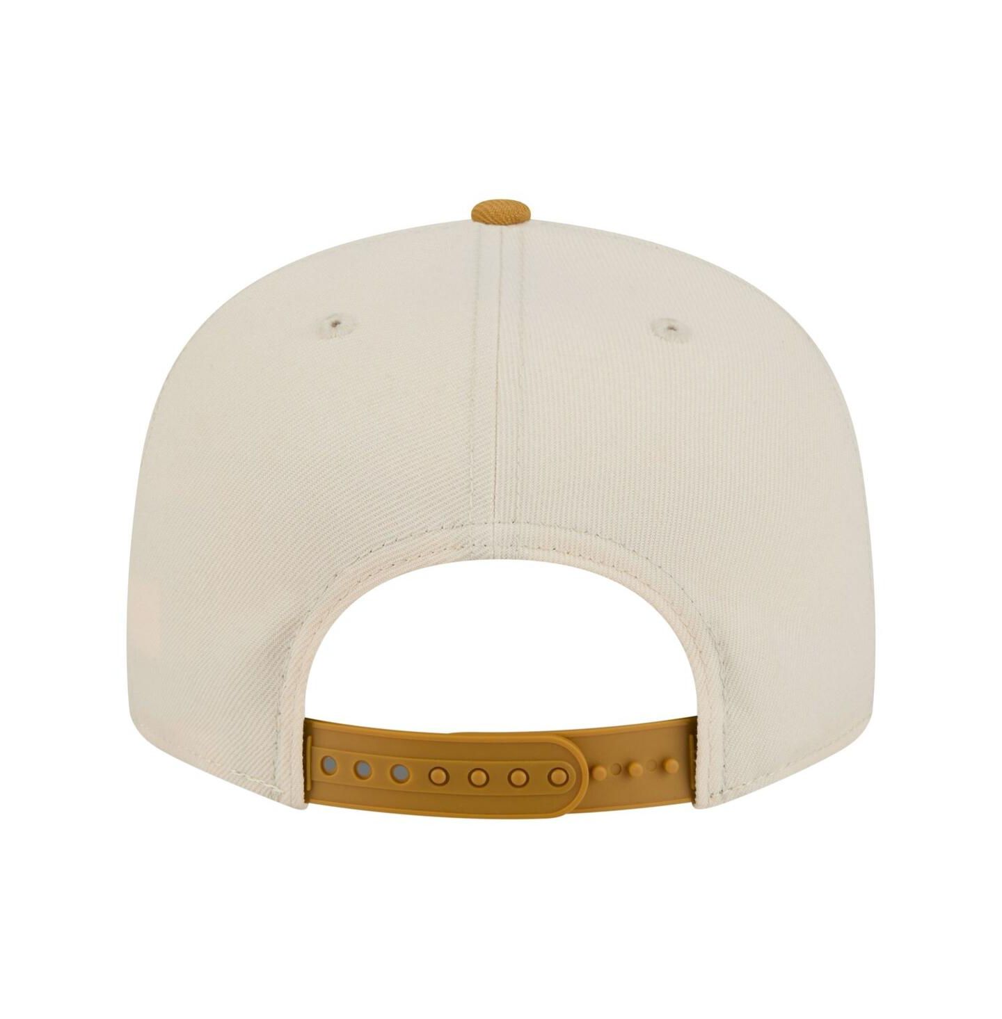 Мужские головные уборы New Era Cream/Tan Minnesota Timberwolves Two-Tone Color Pack 9FIFTY Snapback Hat — фото 4