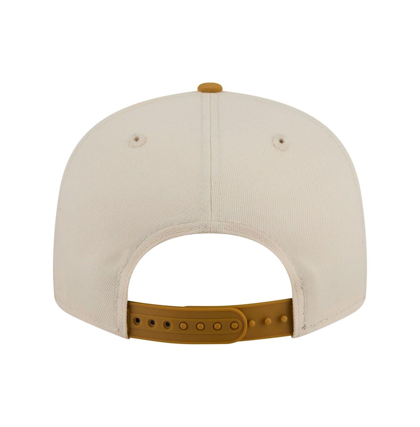 Мужские головные уборы New Era Cream/Tan Cleveland Cavaliers Two-Tone Color Pack 9FIFTY Snapback Hat — фото 4