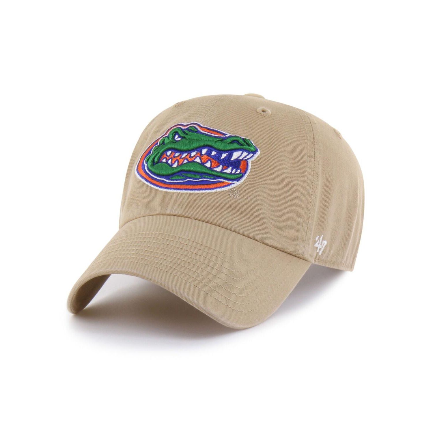 Men's Khaki Florida Gators Vault Clean Up Adjustable Hat