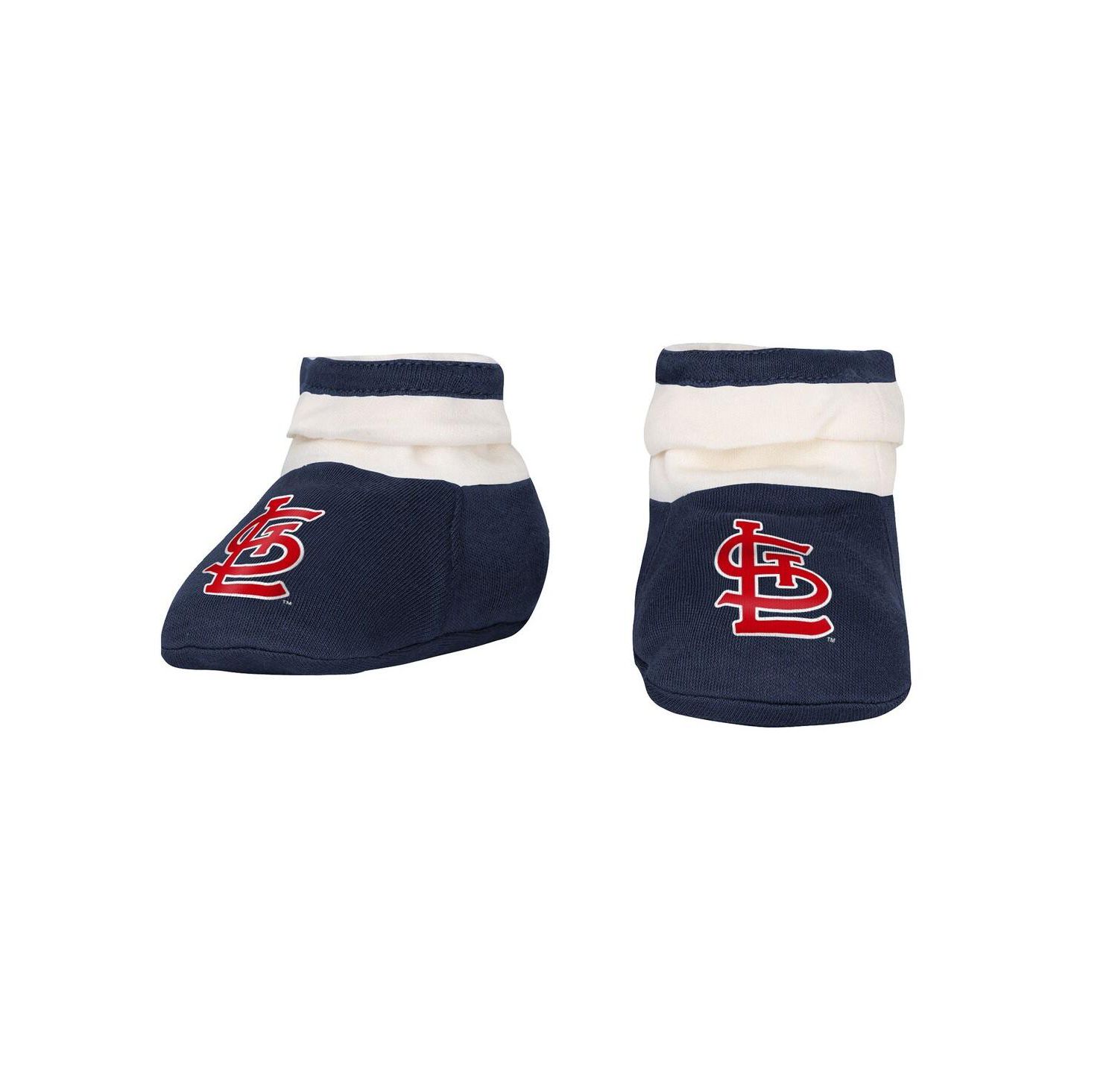Baby Boys and Girls 3-Piece Navy St. Louis Cardinals Up One Bodysuit, Bib and Booties Set