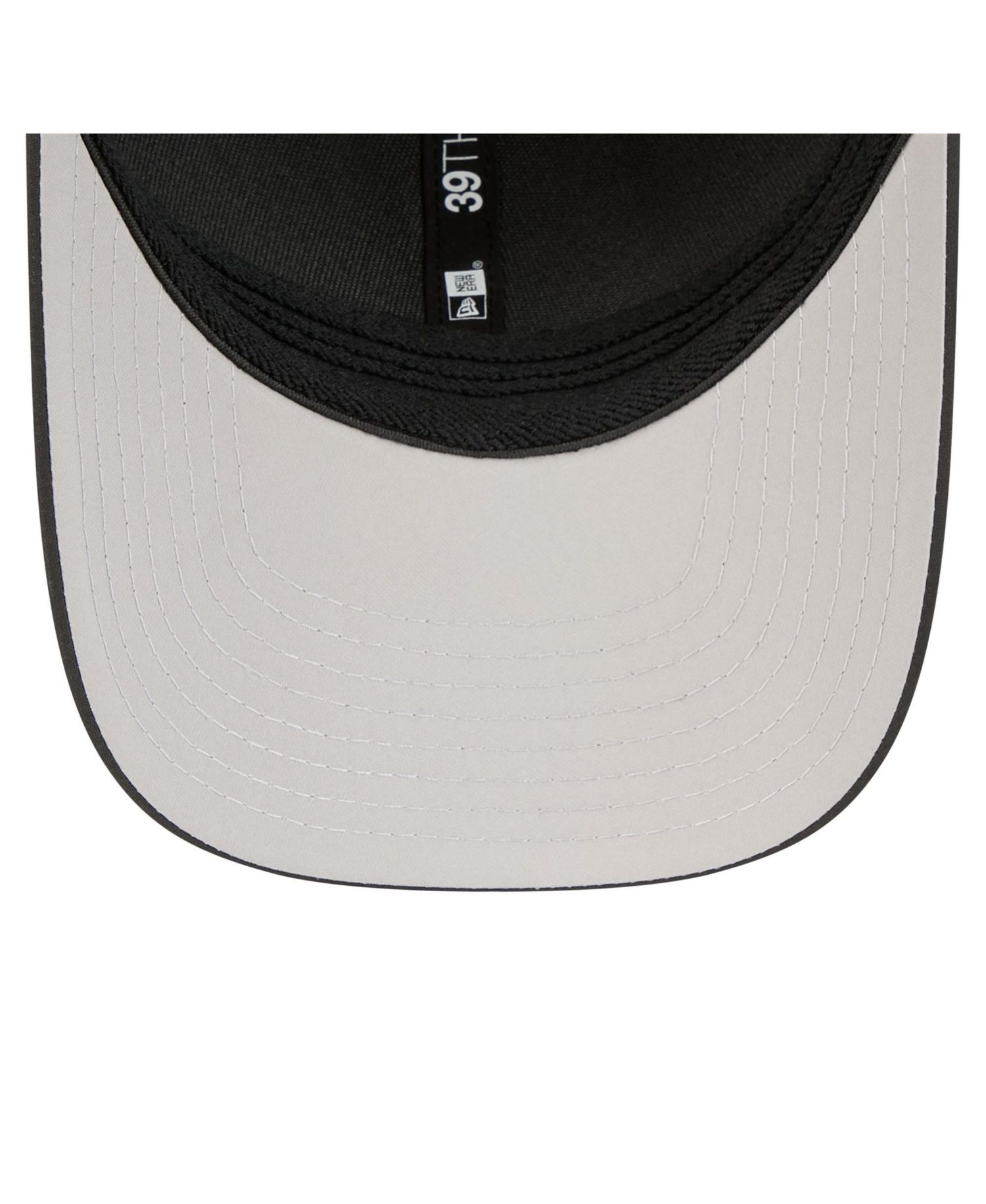 Men's Black Cincinnati Reds Metallic 39THIRTY M-Crown Flex Hat