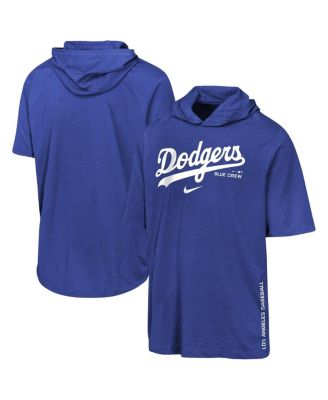 Big Boys and Girls Royal Los Angeles Dodgers Dri-FIT Hooded T-Shirt