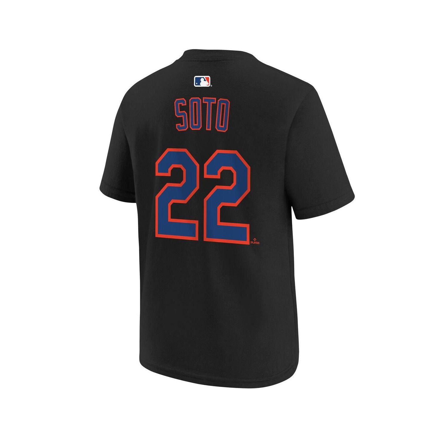 Big Boys and Girls Juan Soto Black New York Mets Name & Number T-Shirt