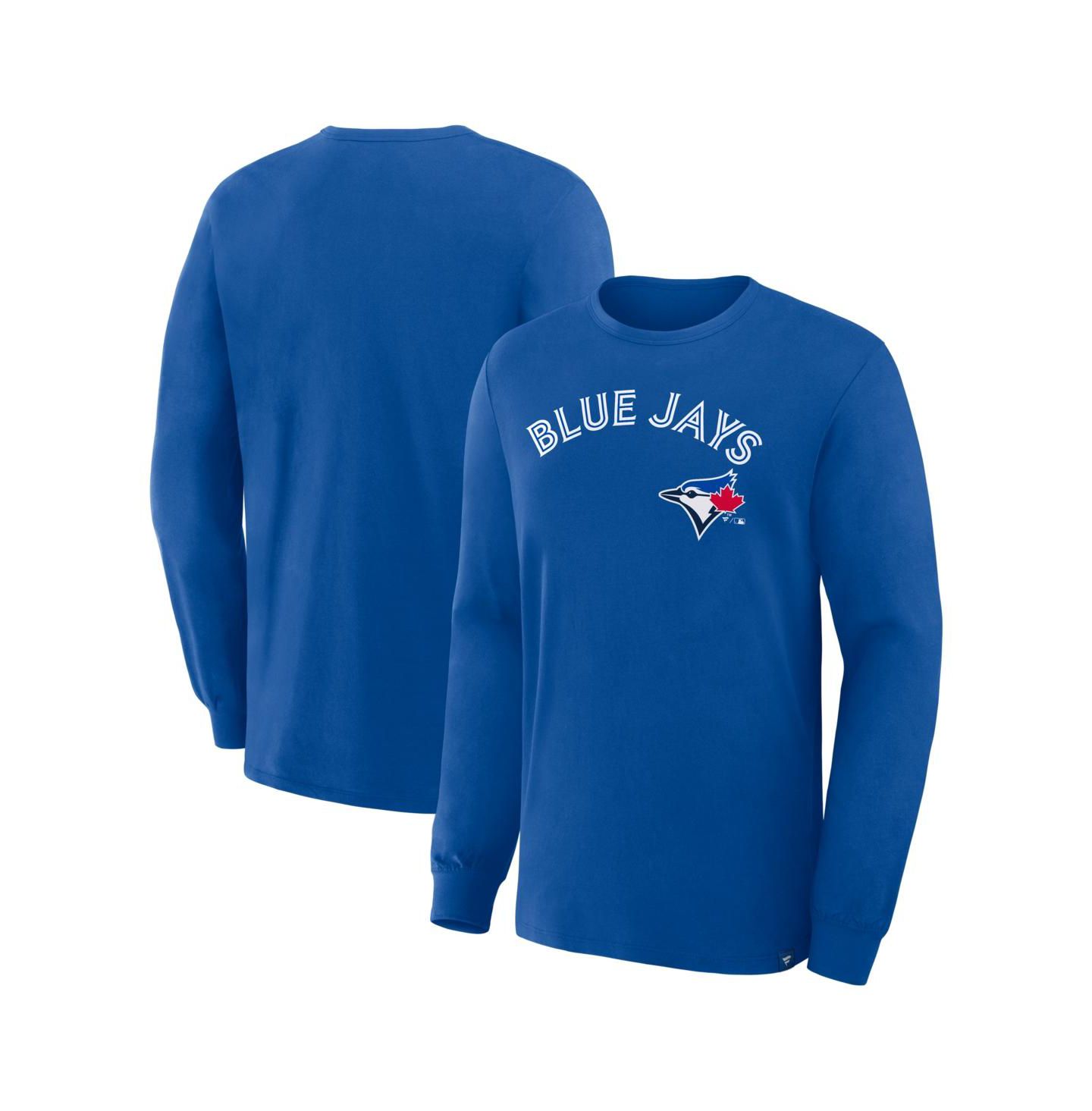 Мужская футболка Fanatics Royal Toronto Blue Jays Lock-Up Legacy Long Sleeve — фото 1