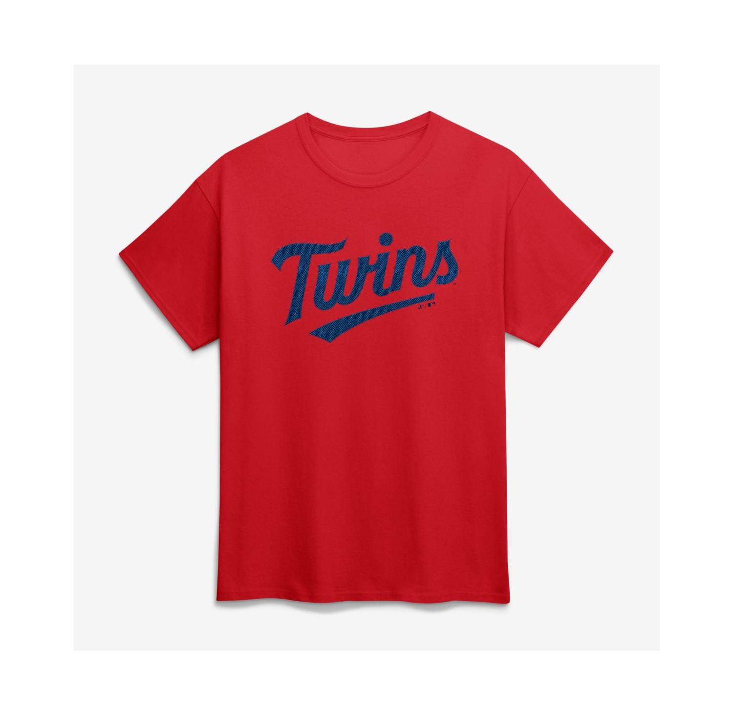 Men's Red Minnesota Twins Wordmark T-Shirt