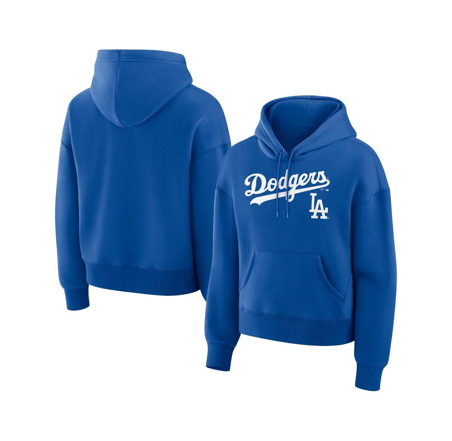Women's Royal Los Angeles Dodgers Lockup Legacy Fleece Hoodie