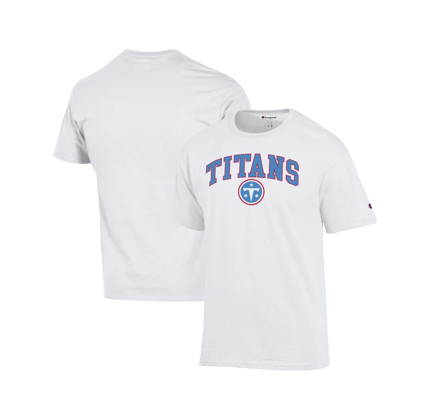 Men's White Tennessee Titans Arch Over Logo T-Shirt