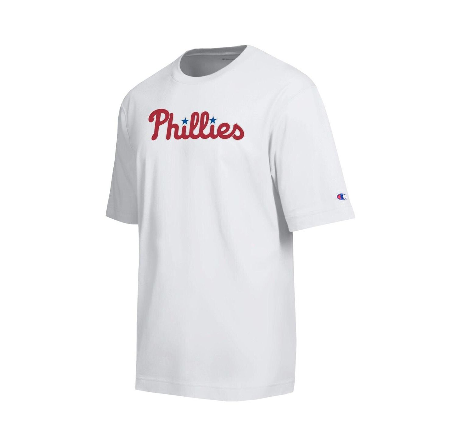 Men's White Philadelphia Phillies All Star Arched Chenille Wordmark T-Shirt