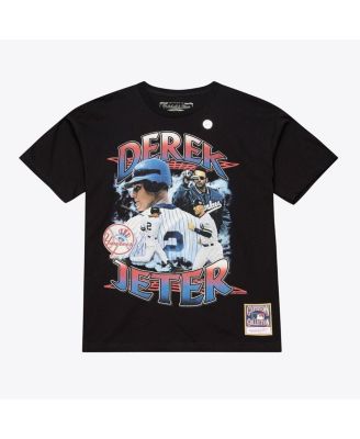 Men's Derek Jeter Black New York Yankees Legendary Collage Player T-Shirt