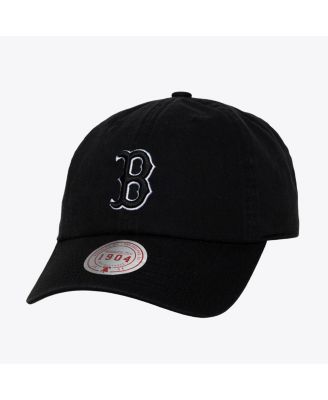 Men's and Women's Black White Boston Red Sox 1904 Strapback Adjustable Hat