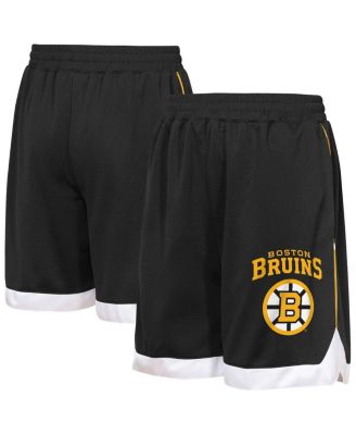 Big Boys and Girls Black Boston Bruins All Star Shorts