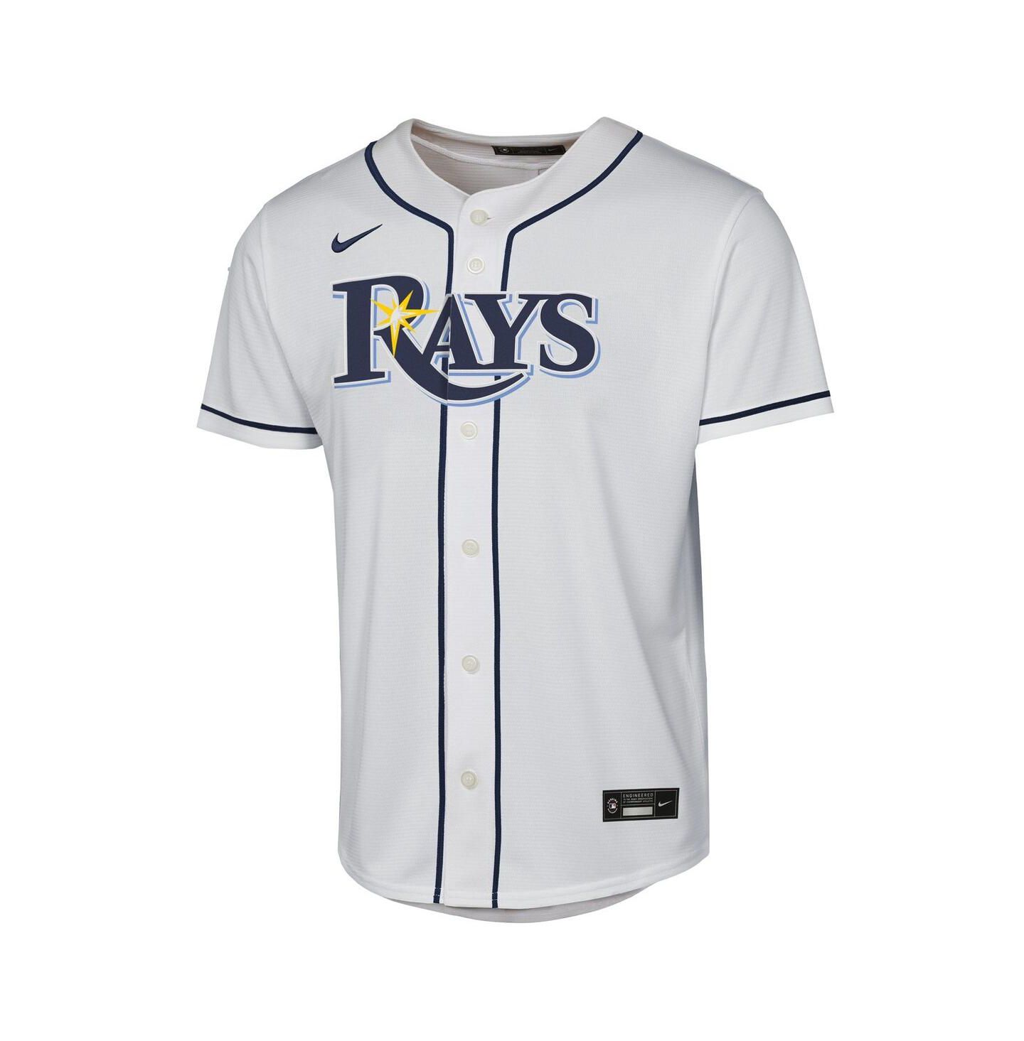 Детское джерси Nike Junior Caminero Tampa Bay Rays Home Replica Player, цвет белый — фото 2