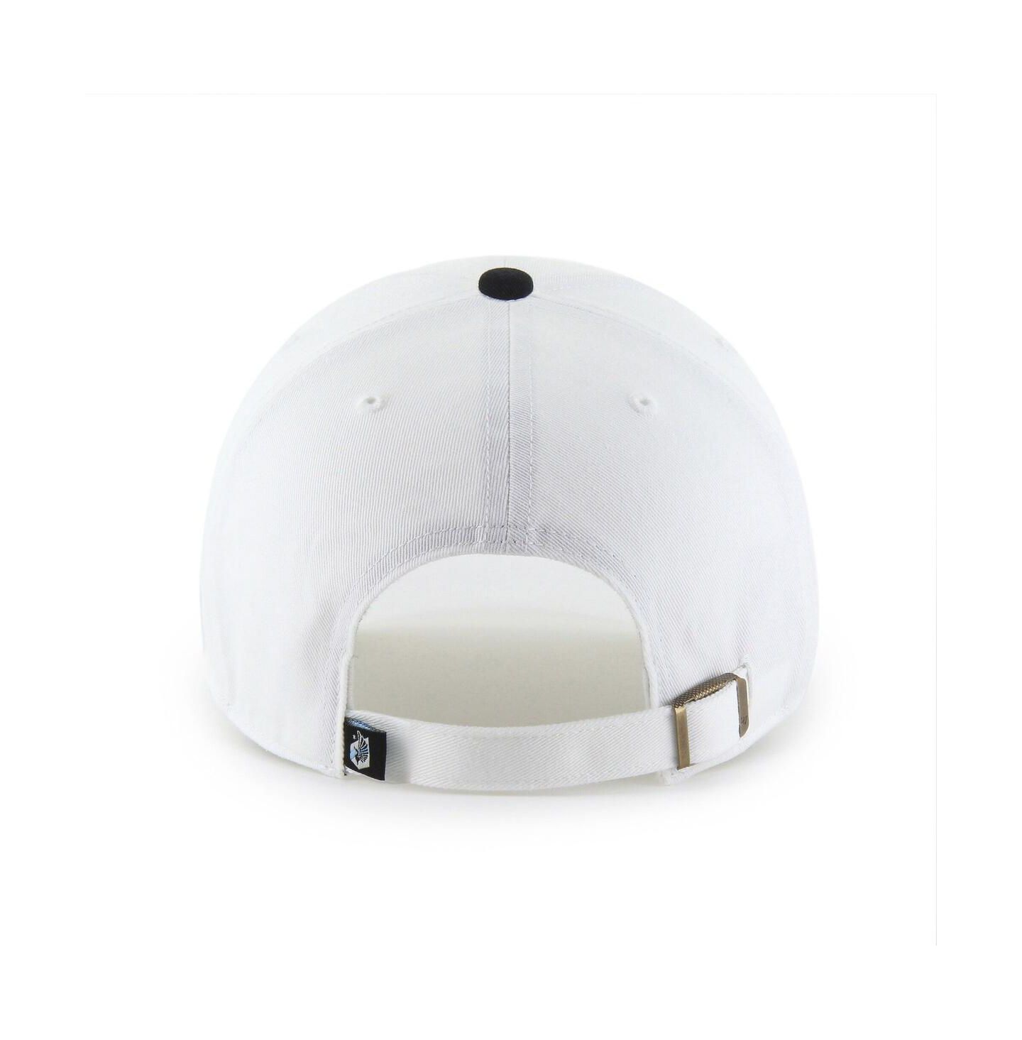 Мужская кепка '47 Brand White Minnesota United FC Two-Tone Clean Up Adjustable Hat — фото 2