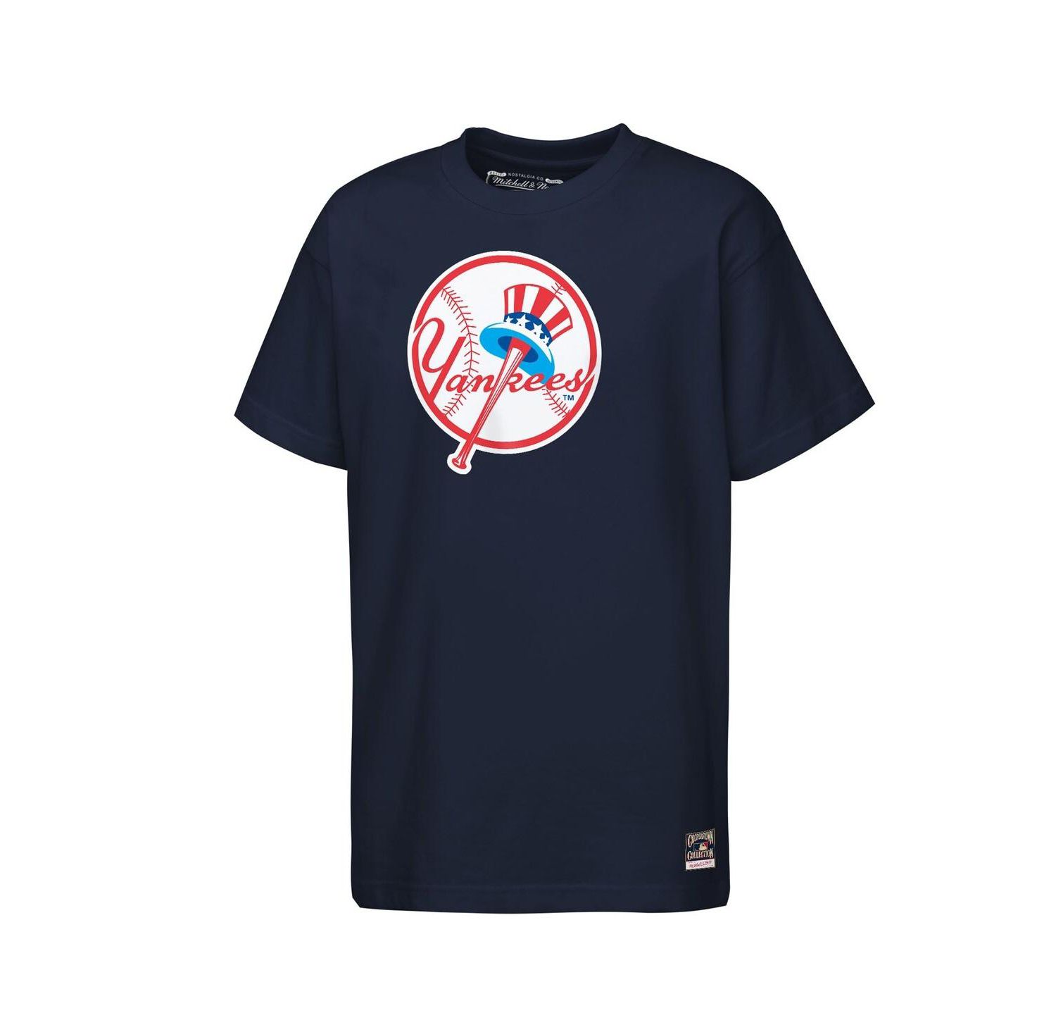 Big Boys and Girls Navy New York Yankees Cooperstown Concession T-Shirt
