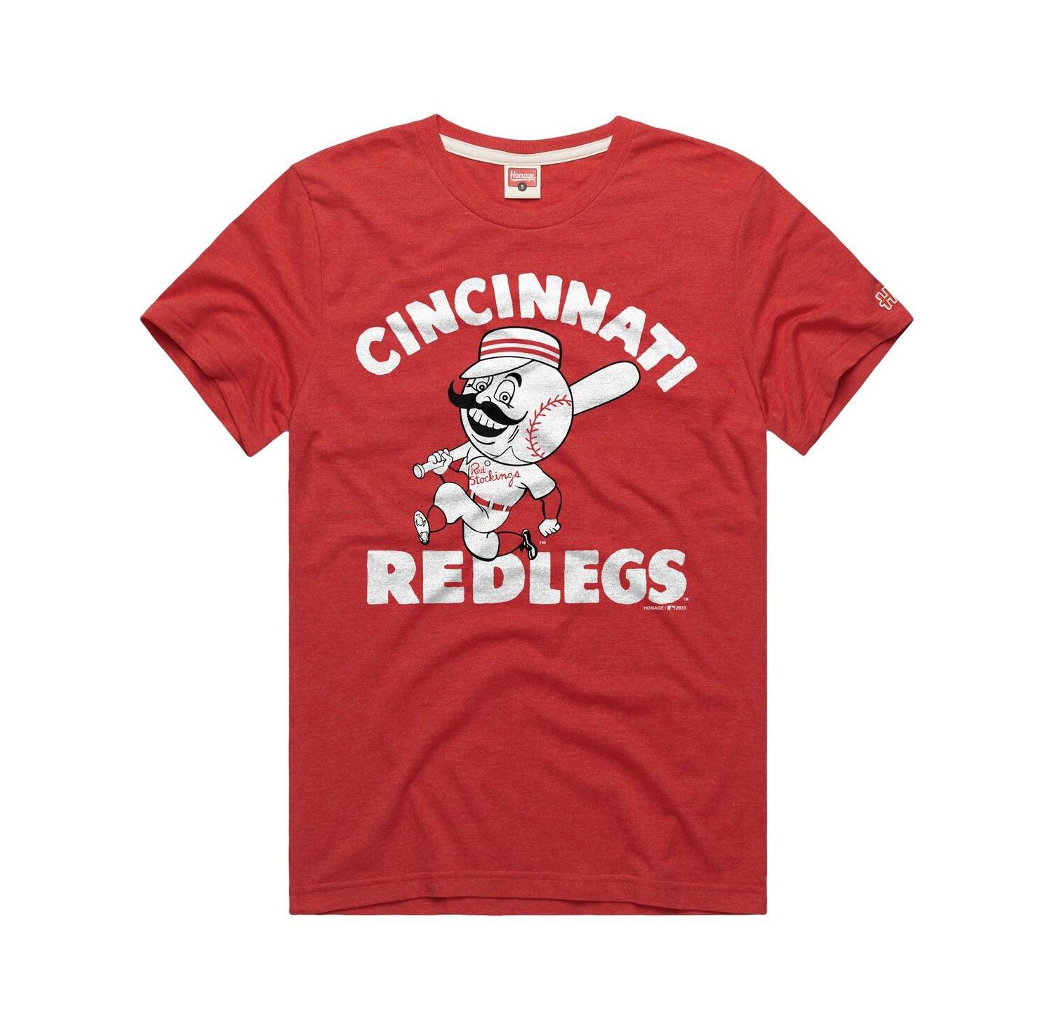 Men's Red Cincinnati Reds Tri-Blend Hyperlocal T-Shirt