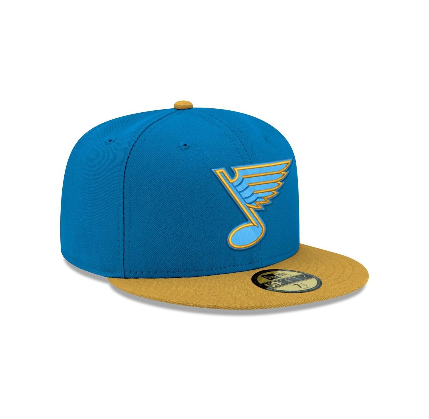 Men's Blue St. Louis Blues Core Logo Two-Tone 59FIFTY Fitted Hat