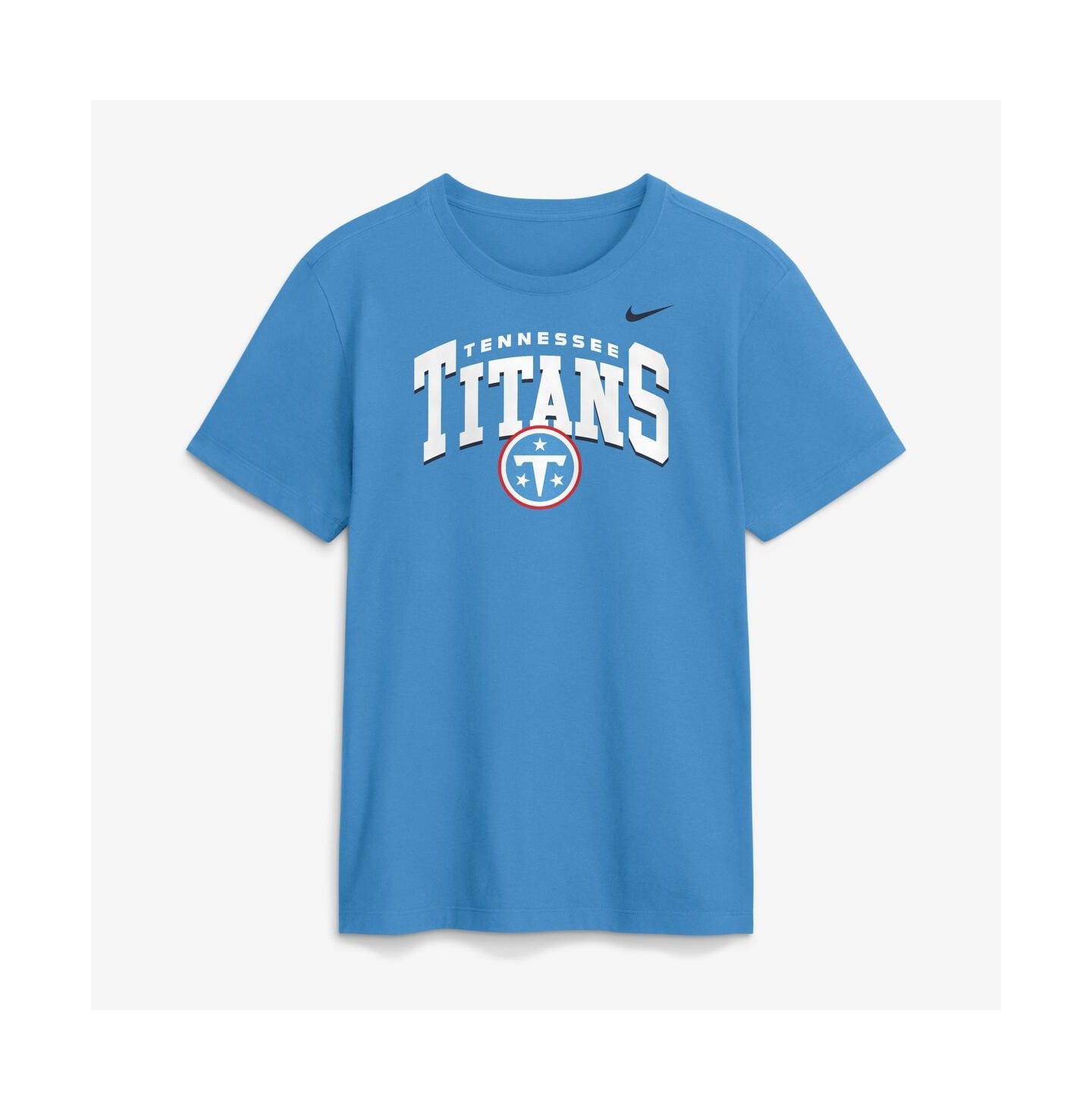 Мужская футболка Nike Light Blue Tennessee Titans Edge Enforcer — фото 1
