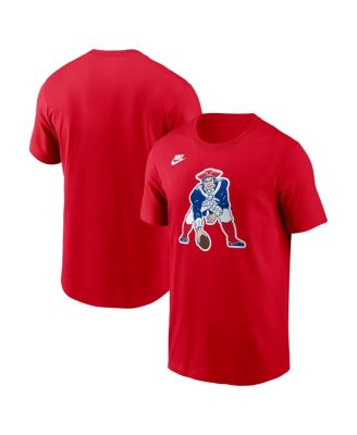 Men's Red New England Patriots Pat Patriot Club T-Shirt
