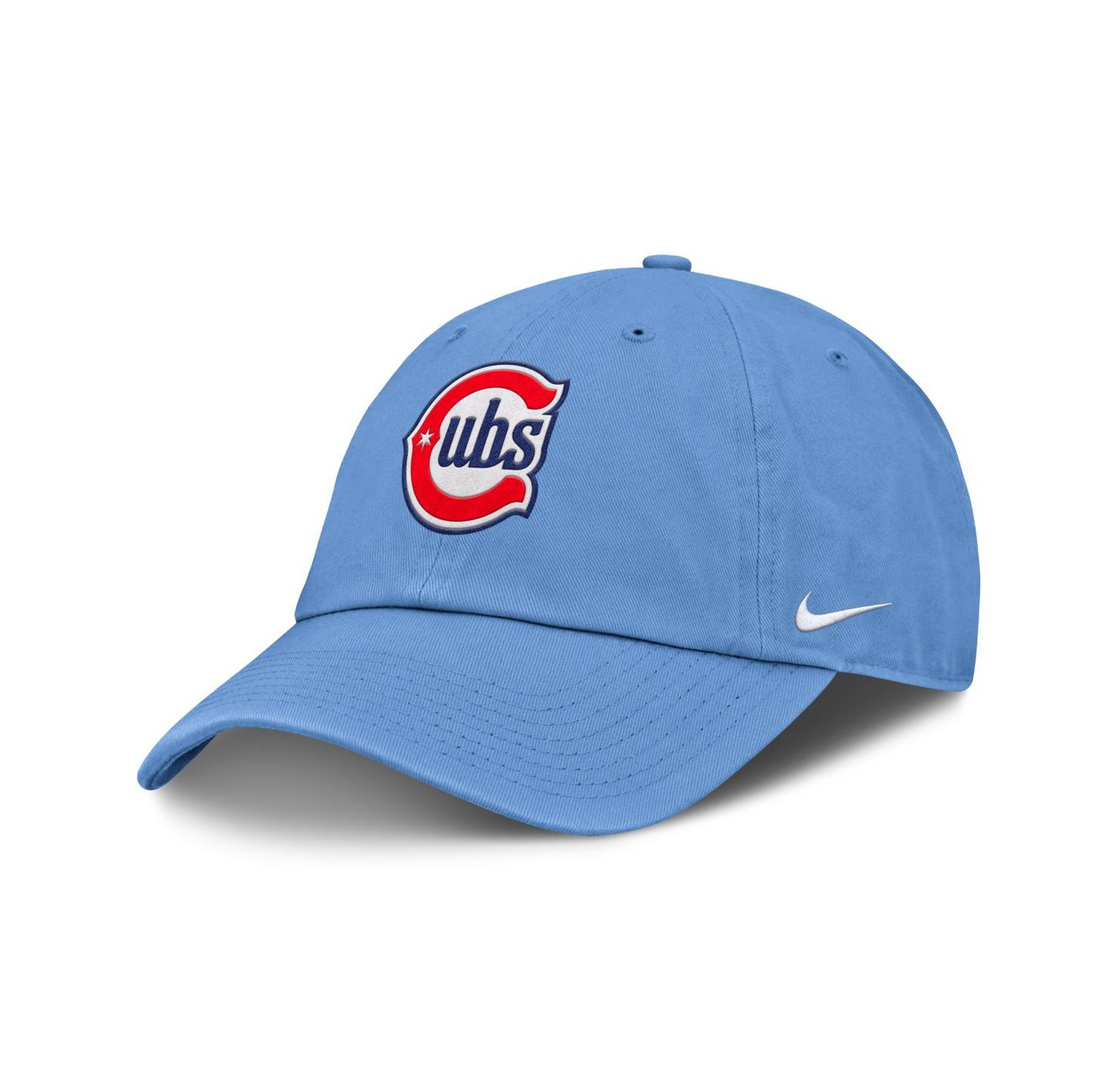 Men's Light Blue Chicago Cubs Club Adjustable Hat