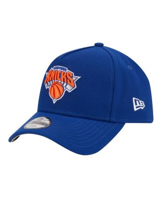 Big Boys and Girls Blue New York Knicks 9FORTY A-Frame Adjustable Hat