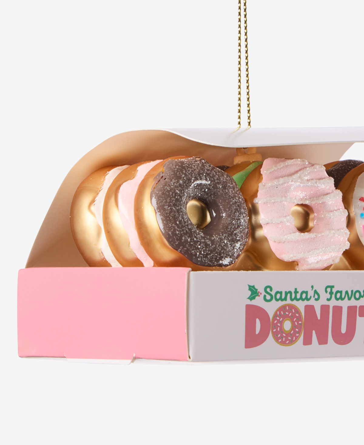 Holiday Lane Foodie Donut Box Ornament, Macy's Exclusive