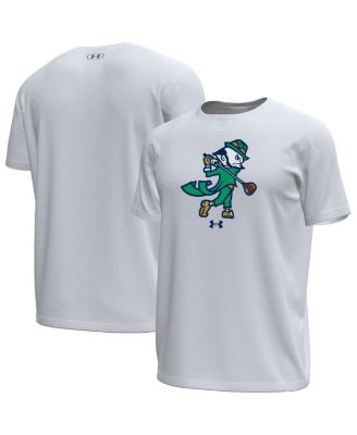 Men's White Notre Dame Fighting Irish Golf Leprechaun Tech Stretch T-Shirt