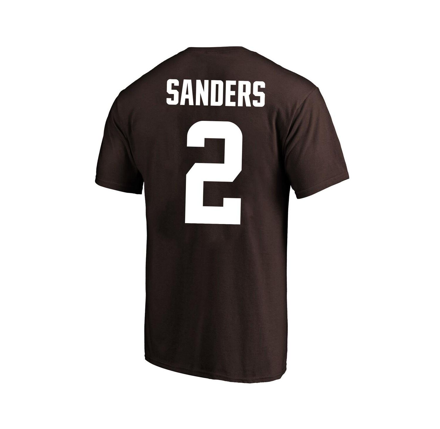 Men's Shedeur Sanders Brown Cleveland Browns Big & Tall Name & Number T-Shirt