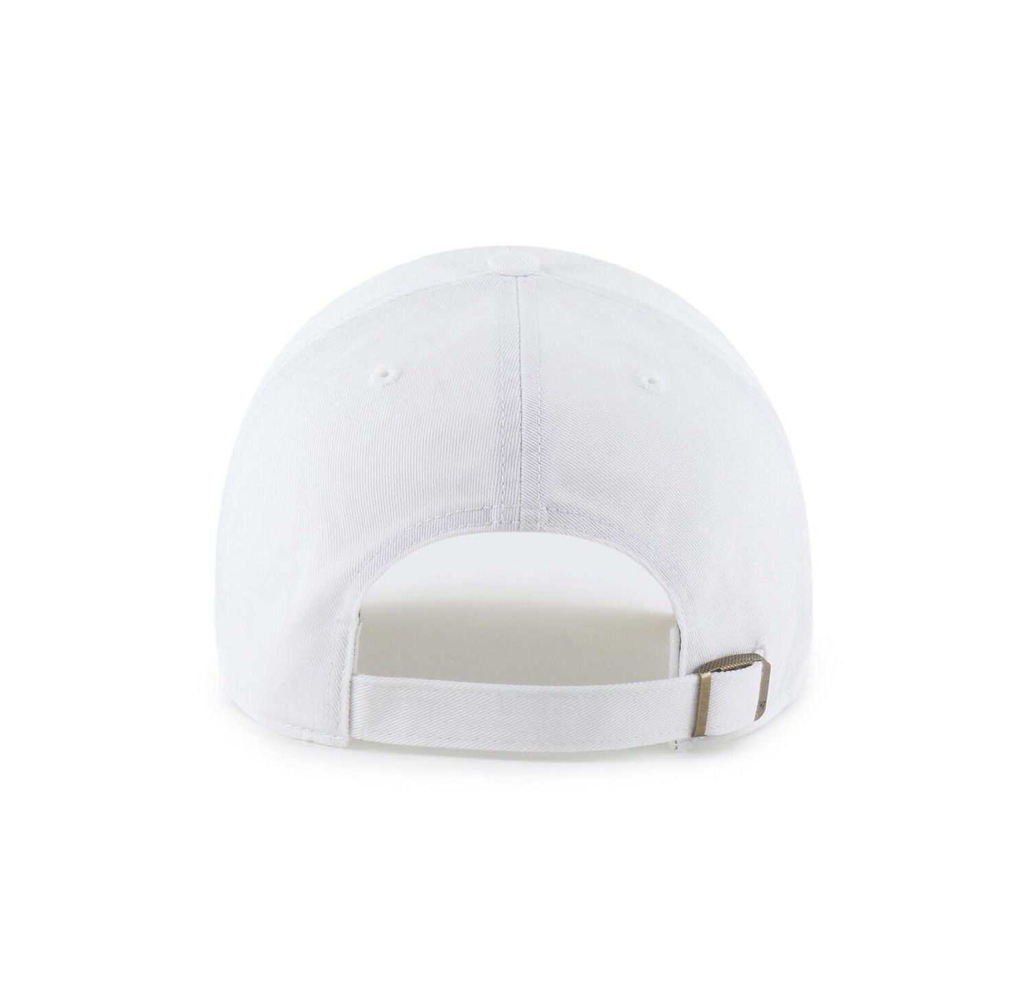 Men's White Los Angeles Rams Primary Logo Clean Up Adjustable Hat
