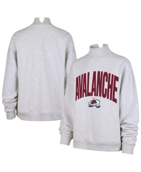 Женская толстовка '47 Brand Heather Gray Colorado Avalanche Subtle Muse
