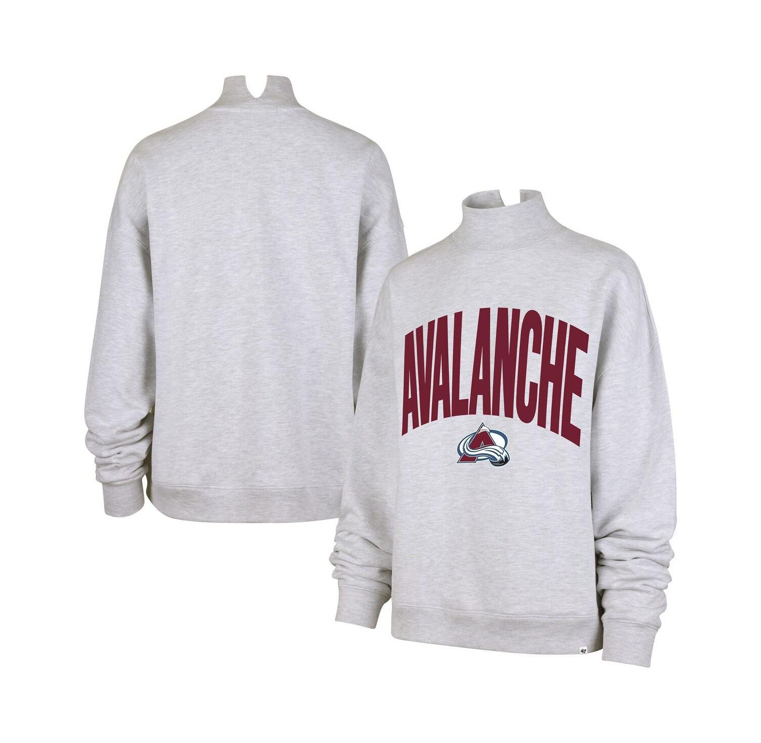 Women's Heather Gray Colorado Avalanche Subtle Muse Sweatshirt