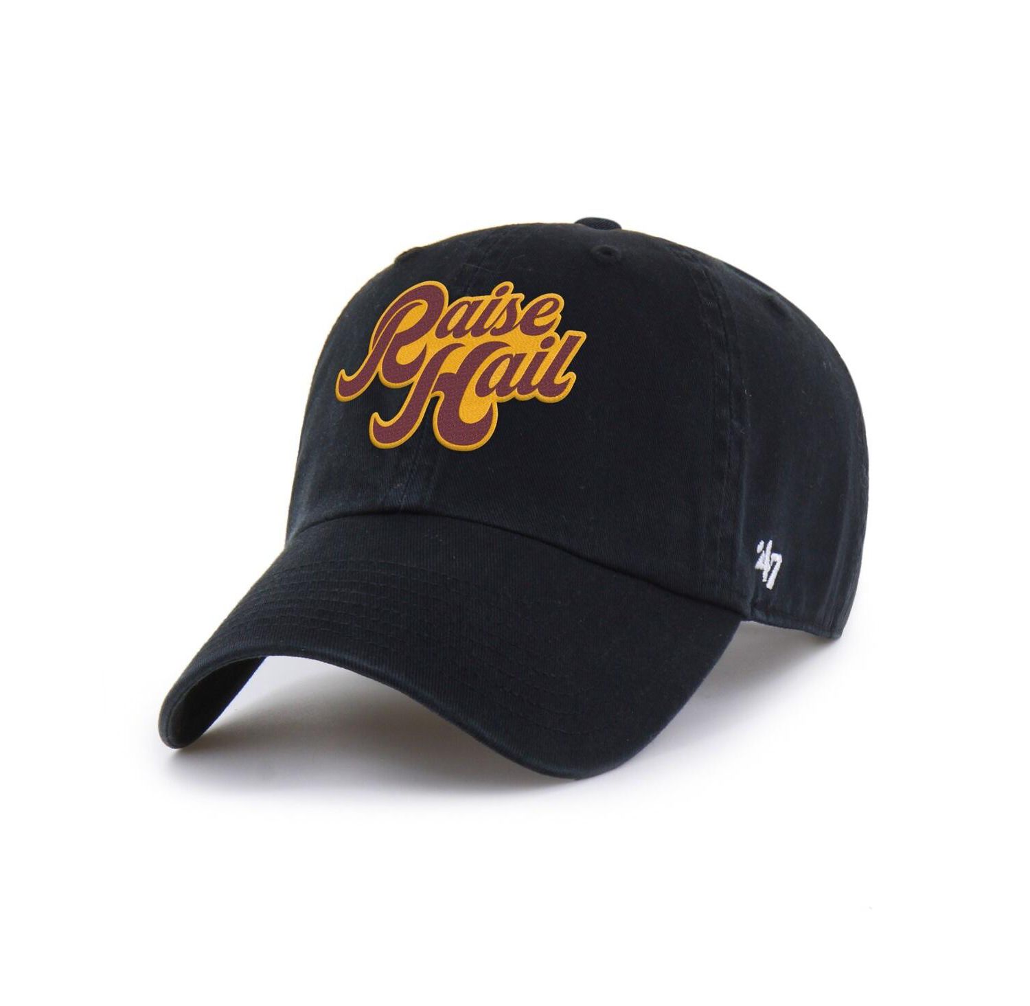 Men's Black Washington Commanders Raise Hail Clean Up Adjustable Hat