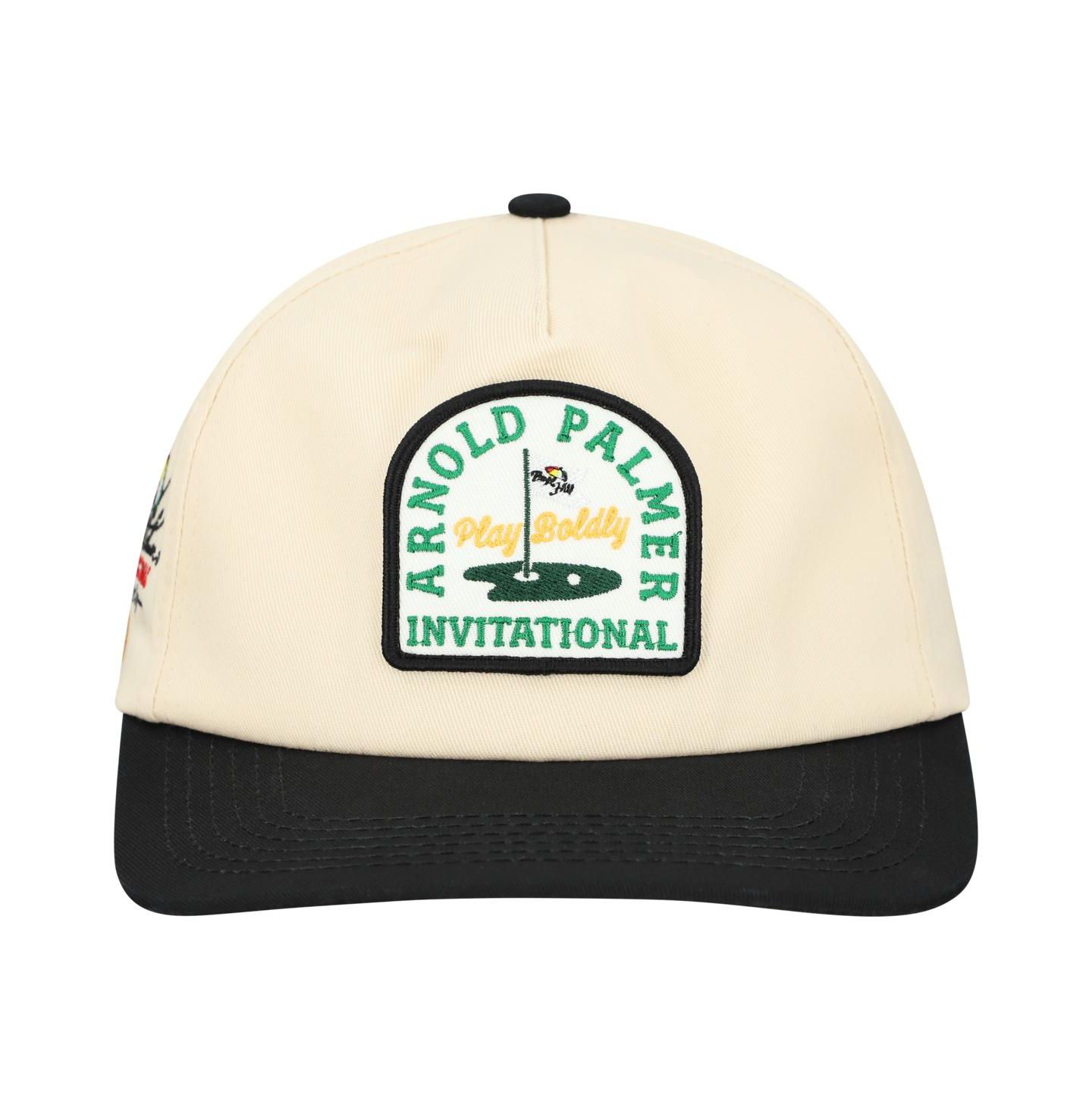 Кепка Barstool Golf Cream Arnold Palmer Invitational Five-Panel Snapback Hat — фото 2