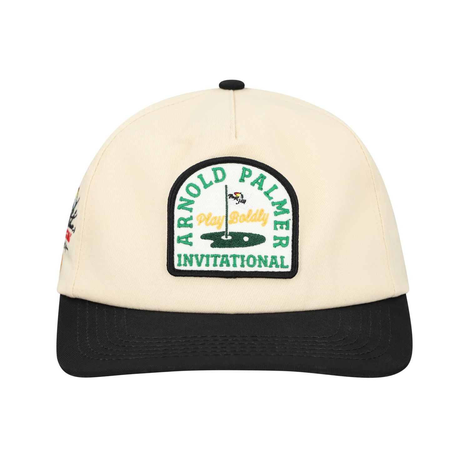 Men's and Women's Cream Arnold Palmer Invitational Five-Panel Snapback Hat