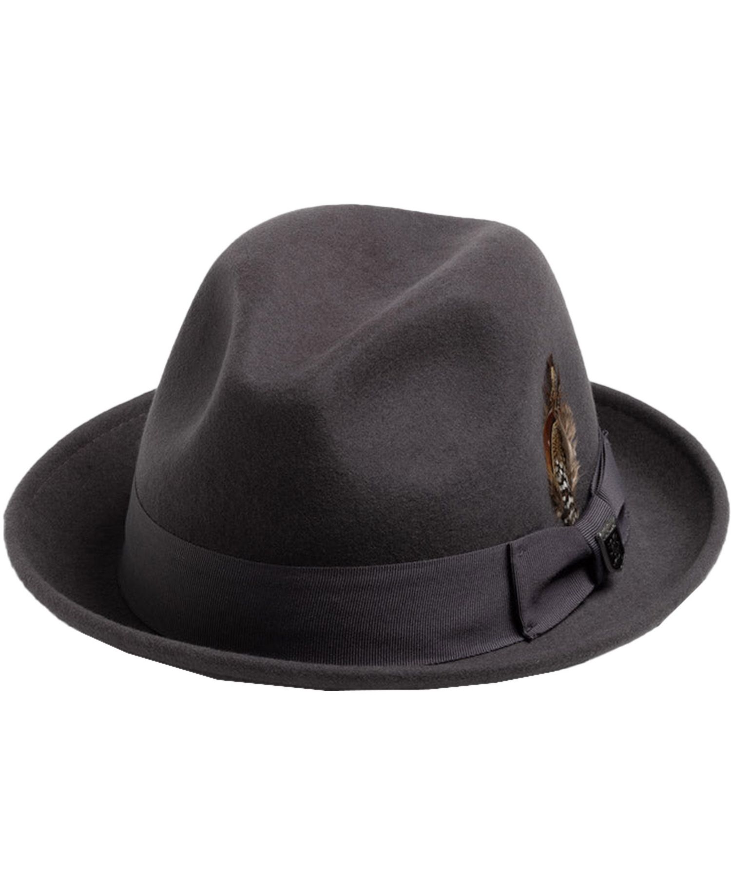 Men's Wool Pinch Front Fedora Hat
