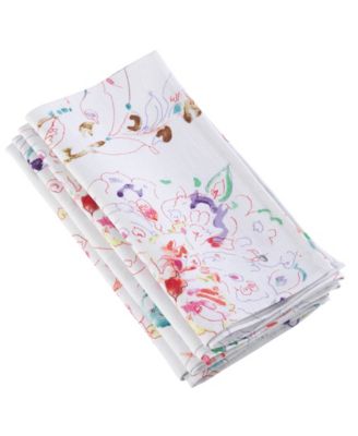 Primavera Printed Floral Napkins, Set of 4