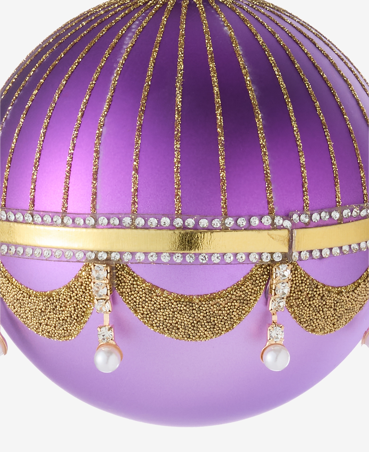Holiday Lane Peacock Embellished Ball Ornament, Macy's Exclusive