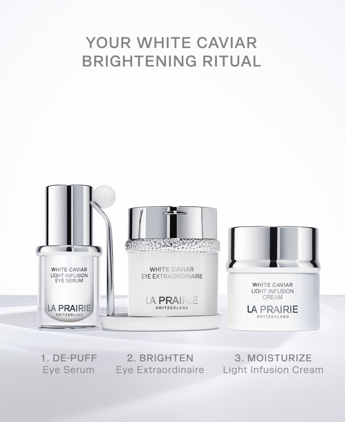 La Prairie White Caviar Light Infusion Eye Serum, 0.5 oz.