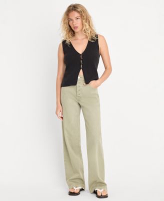 Women's High-Rise Wide-Leg Jeans