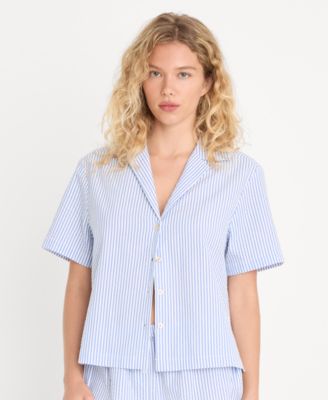 Women's Camp Collar Short-Sleeve Shirt