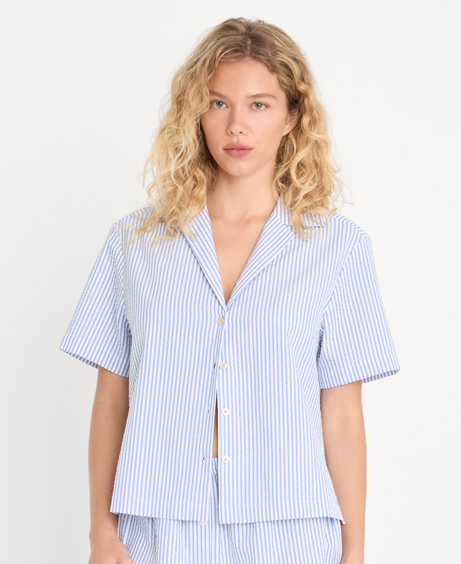 Women's Camp Collar Short-Sleeve Shirt