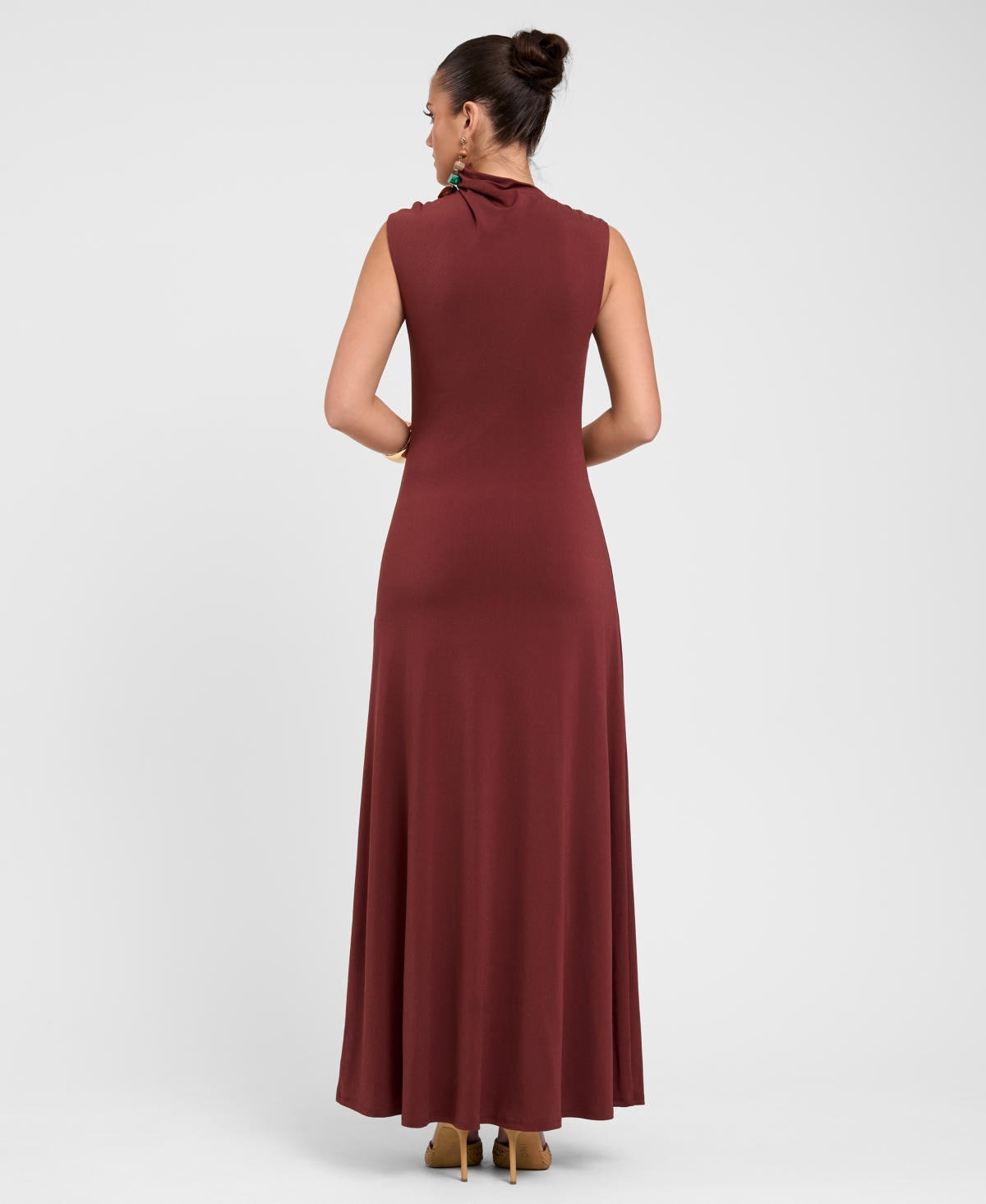 Rachel Roy Women's Mock Neck Midi Dress