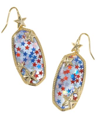 14k Gold-Plated Elle Multi-Star Drop Earrings