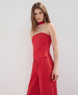Women's Neck Strap Lyocell Top
