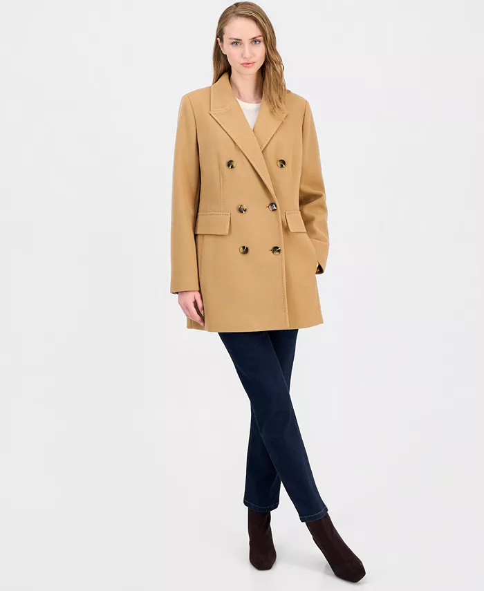 Women's Double-Breasted Peacoat, Created for Macy's - thumbnail 5
