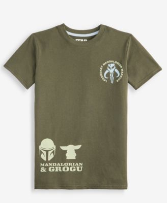 Boys' XS-XL Mandalorian & Grogu Short-Sleeve T-Shirt