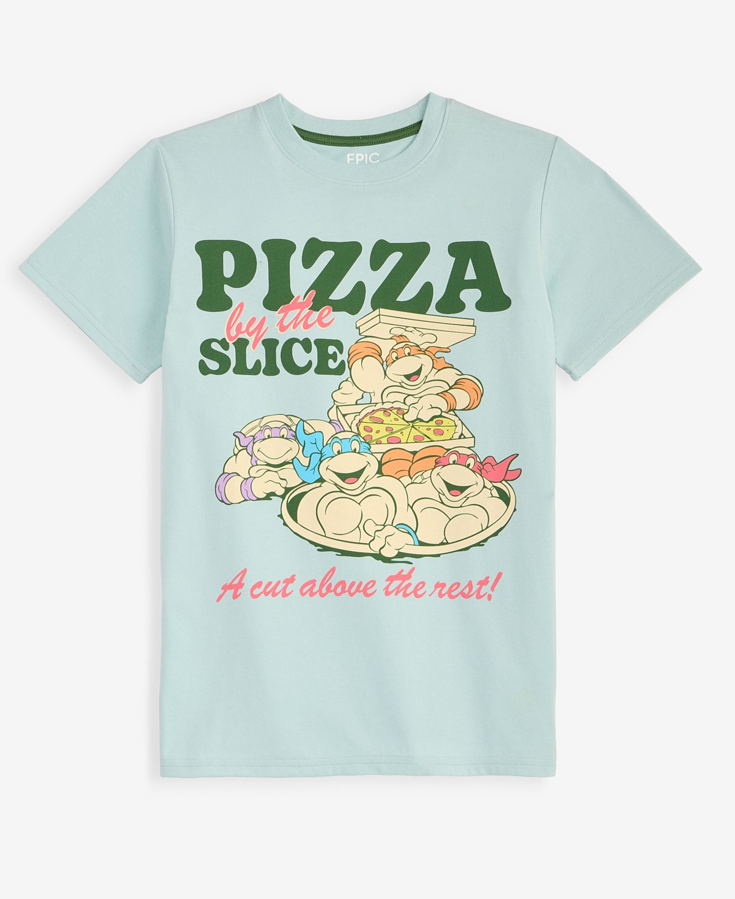 Boys' XS-XL Pizza By The Slice Graphic T-Shirt