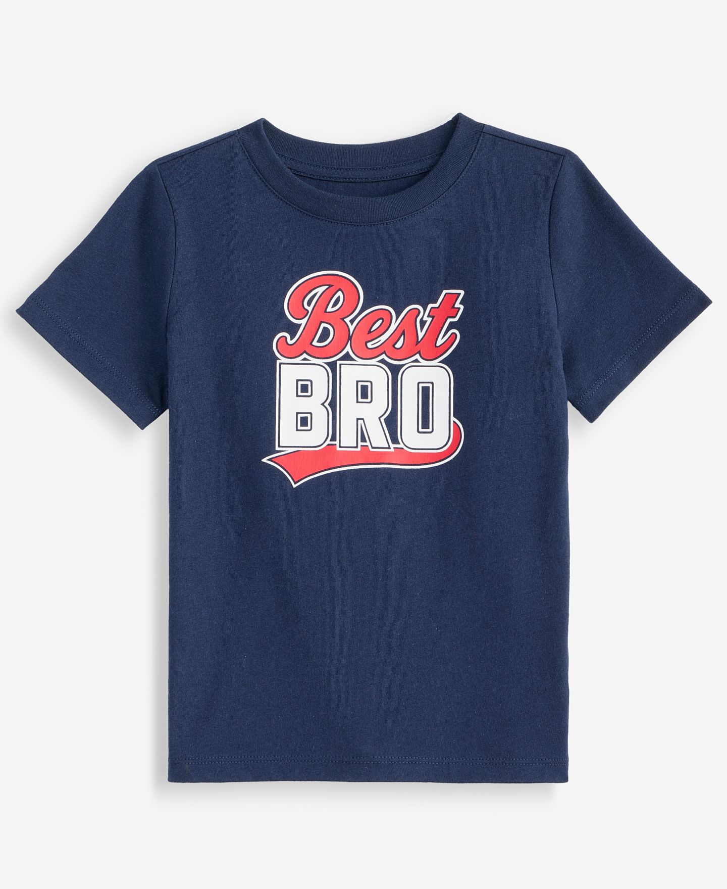 Футболка Epic Threads Best Bro Graphic T-Shirt для мальчиков-малышей, цвет: Тёмно-синий — фото 1