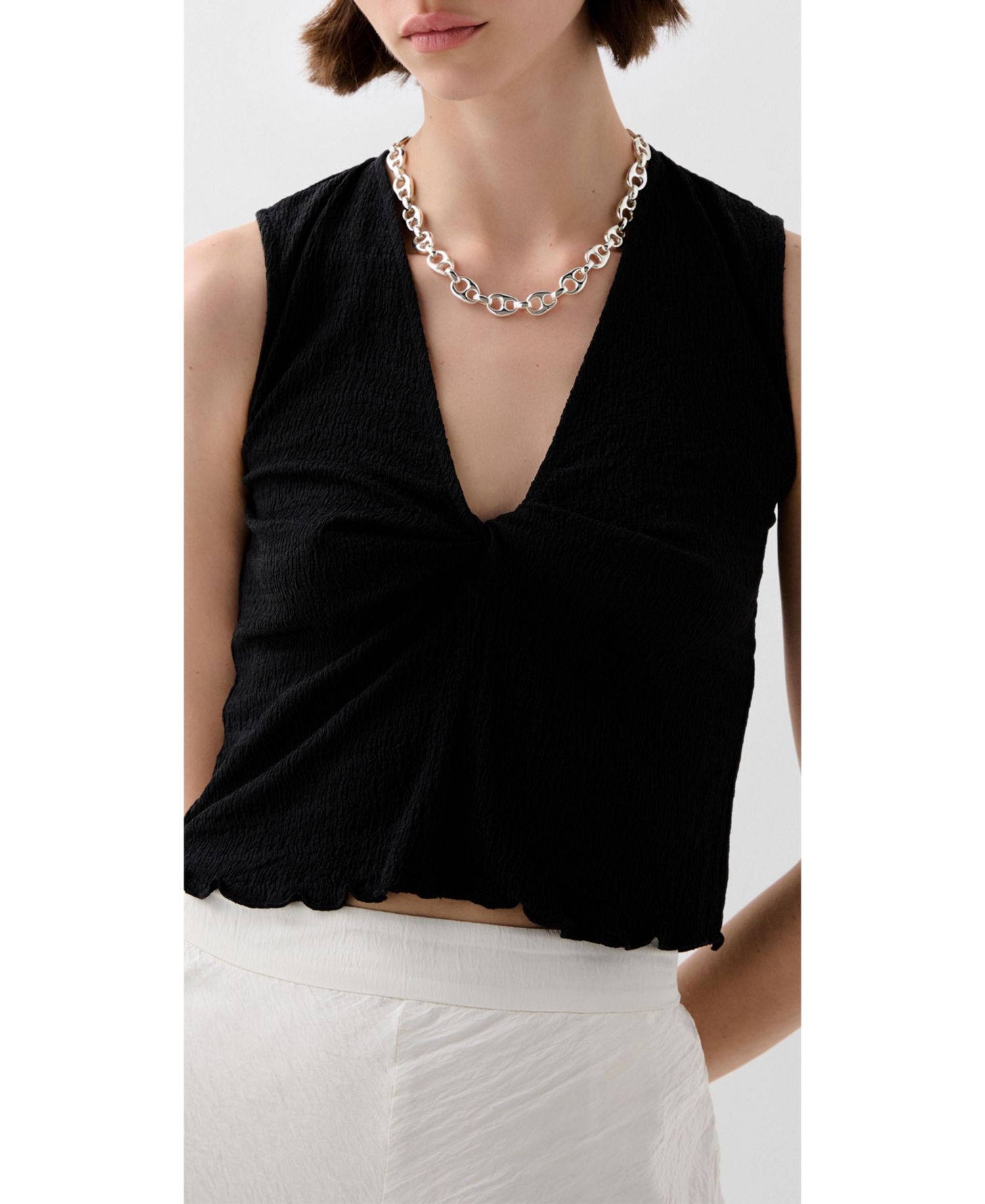 Women's Wrinkle Chestknot Tee