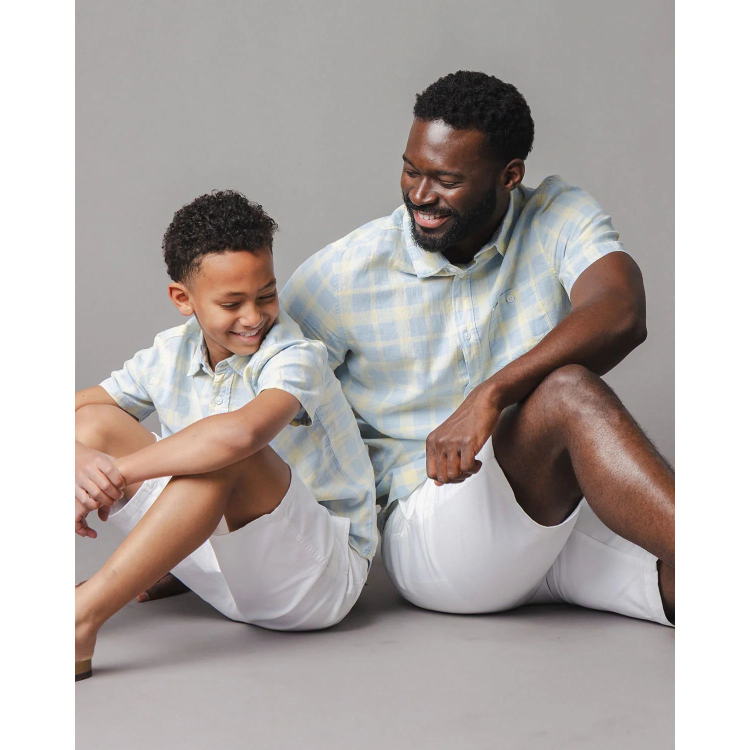 Toddler Boys Linen Short Sleeve Shirt