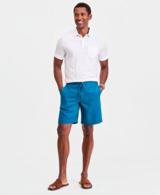 Men's 100% Linen Drawstring Shorts